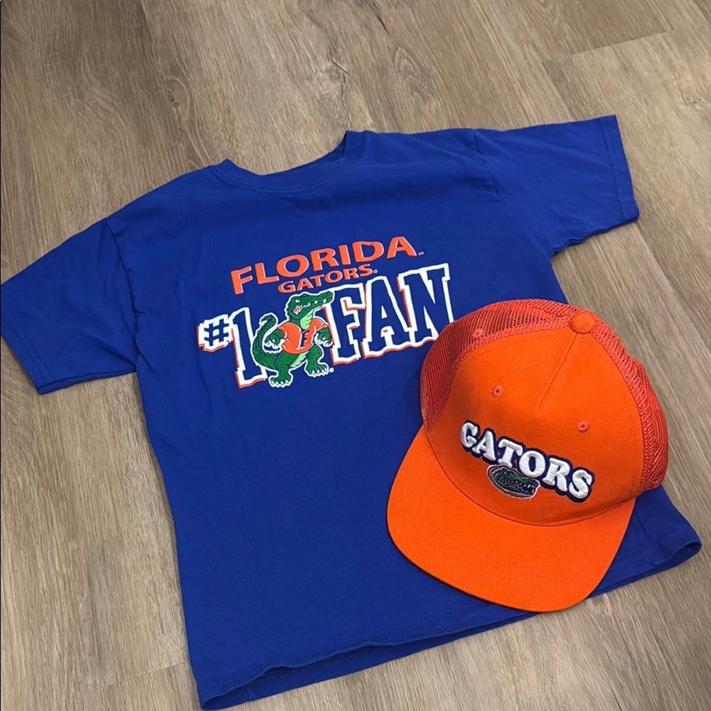 Florida Gators Kids T-Shirt and hat